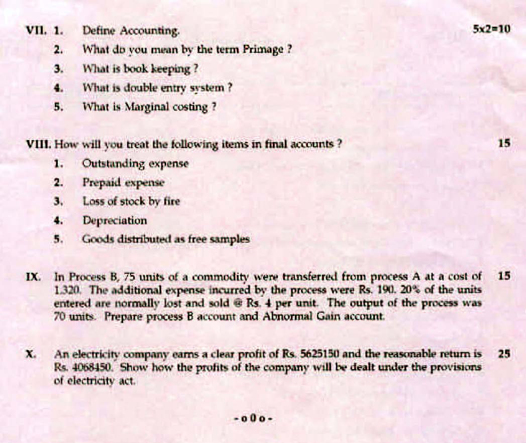 Kerala PSC Divisional Accountant Written Exam 2016 Question Paper Code 1552016 2