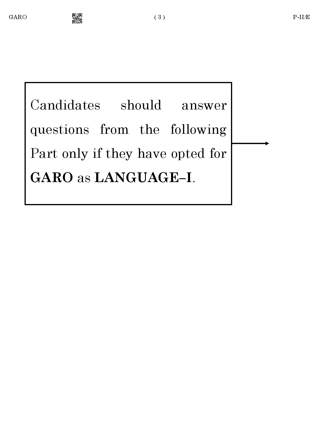 CTET August 2023 Garo Language Supplement Paper II Part IV and V 3