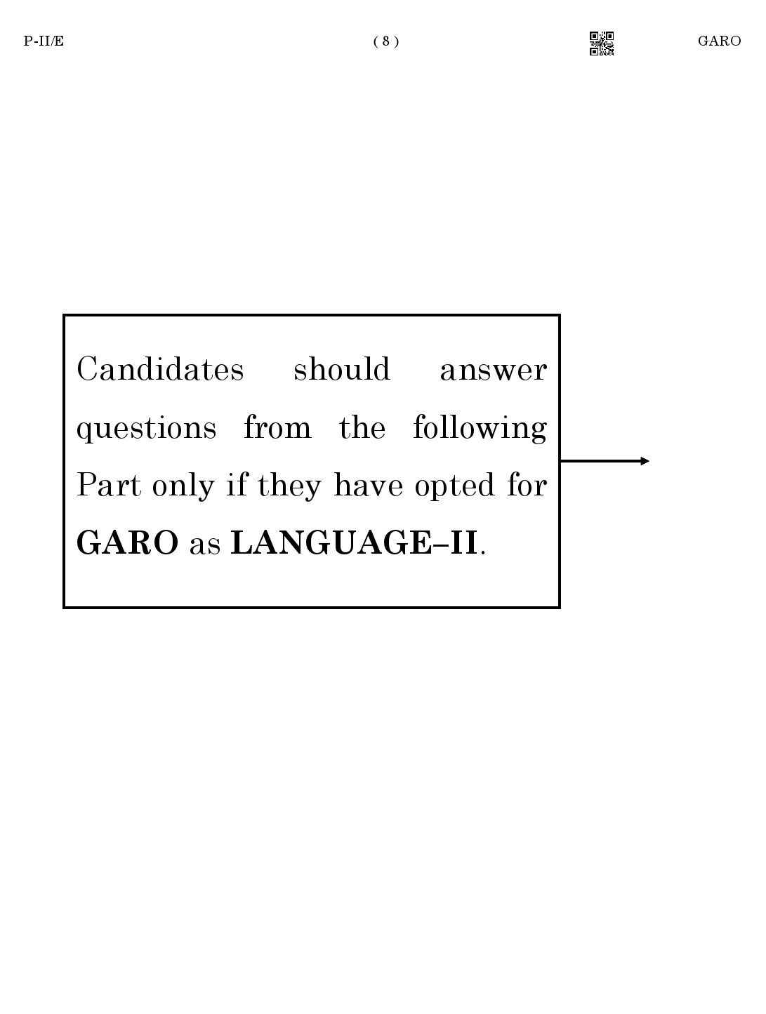 CTET August 2023 Garo Language Supplement Paper II Part IV and V 8