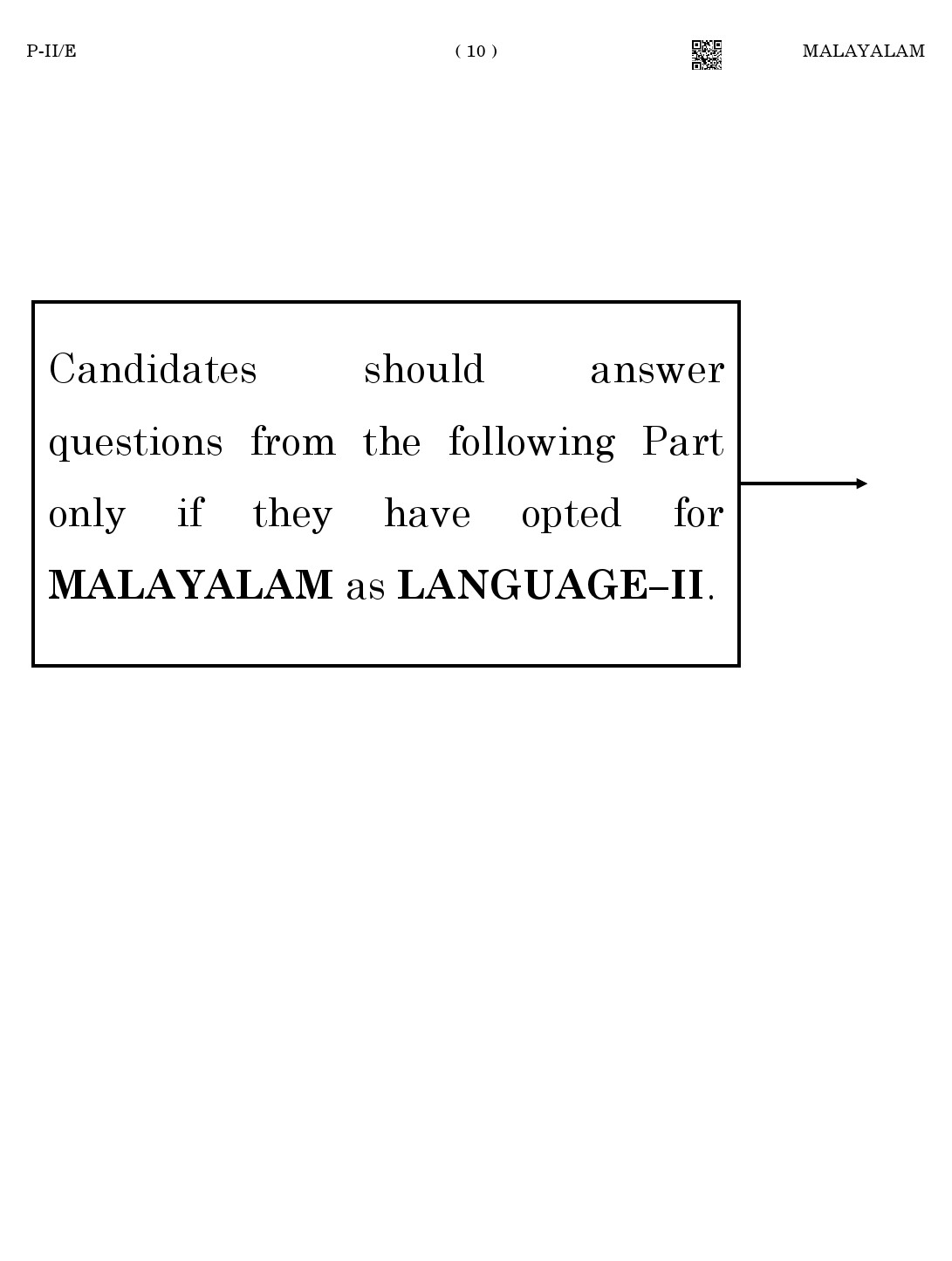 CTET August 2023 Malayalam Language Supplement Paper II Part IV and V 10