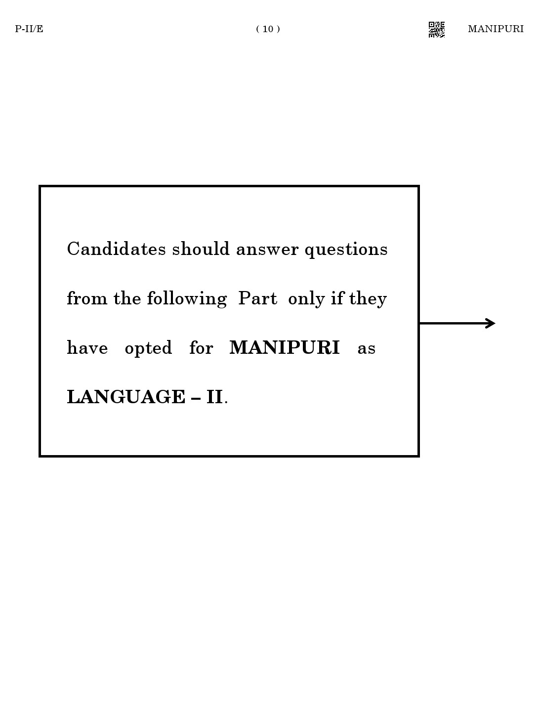 CTET August 2023 Manipuri Language Supplement Paper II Part IV and V 10