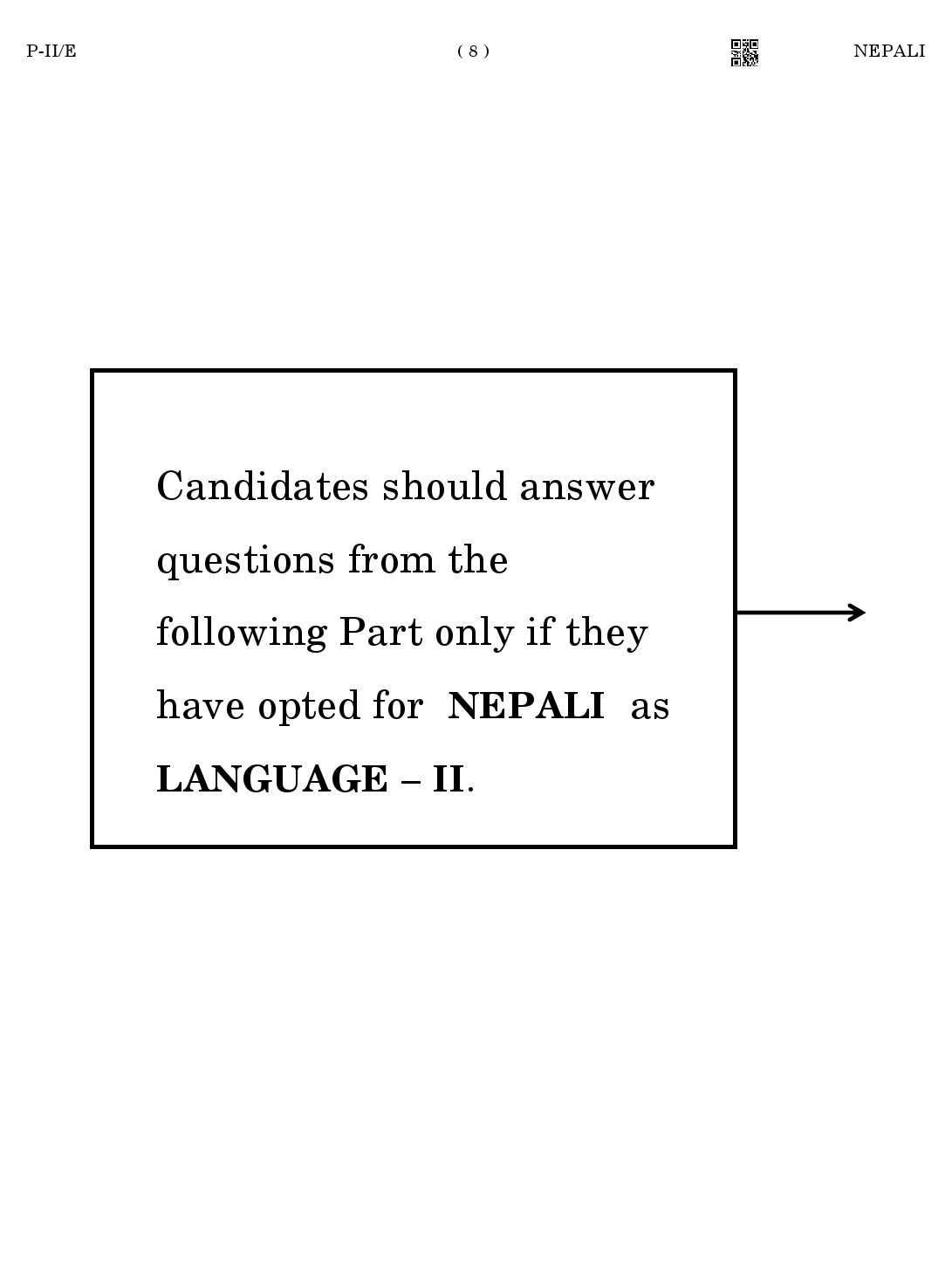 CTET August 2023 Nepali Language Supplement Paper II Part IV and V 8