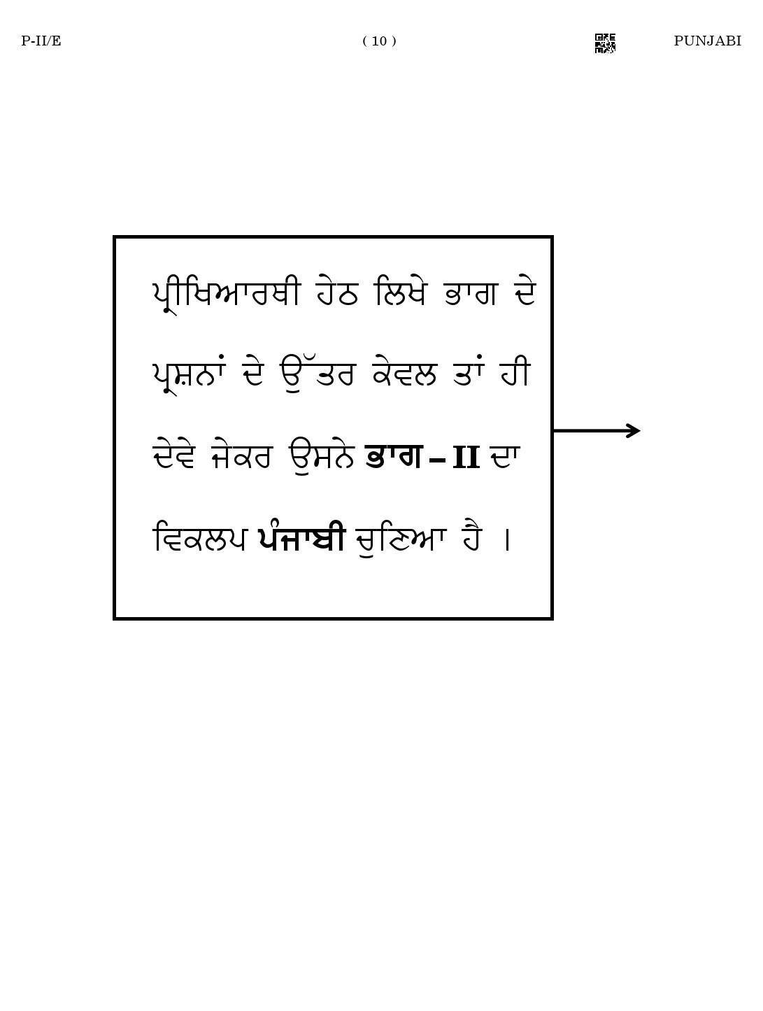 CTET August 2023 Punjabi Language Supplement Paper II Part IV and V 10