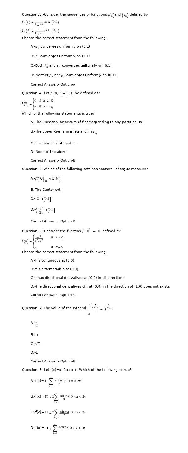 KPSC Higher Secondary School Teacher Mathematics Exam 2022 Code 662022OL 3
