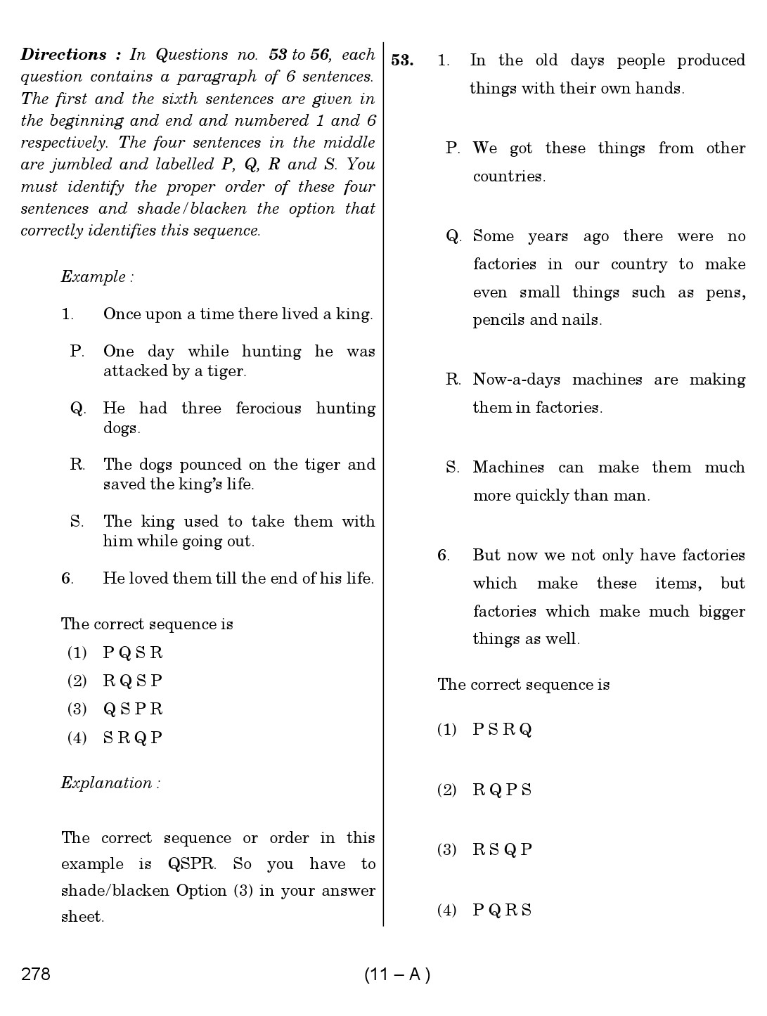 Karnataka PSC First Division Computer Assistants Exam Sample Question Paper 278 11