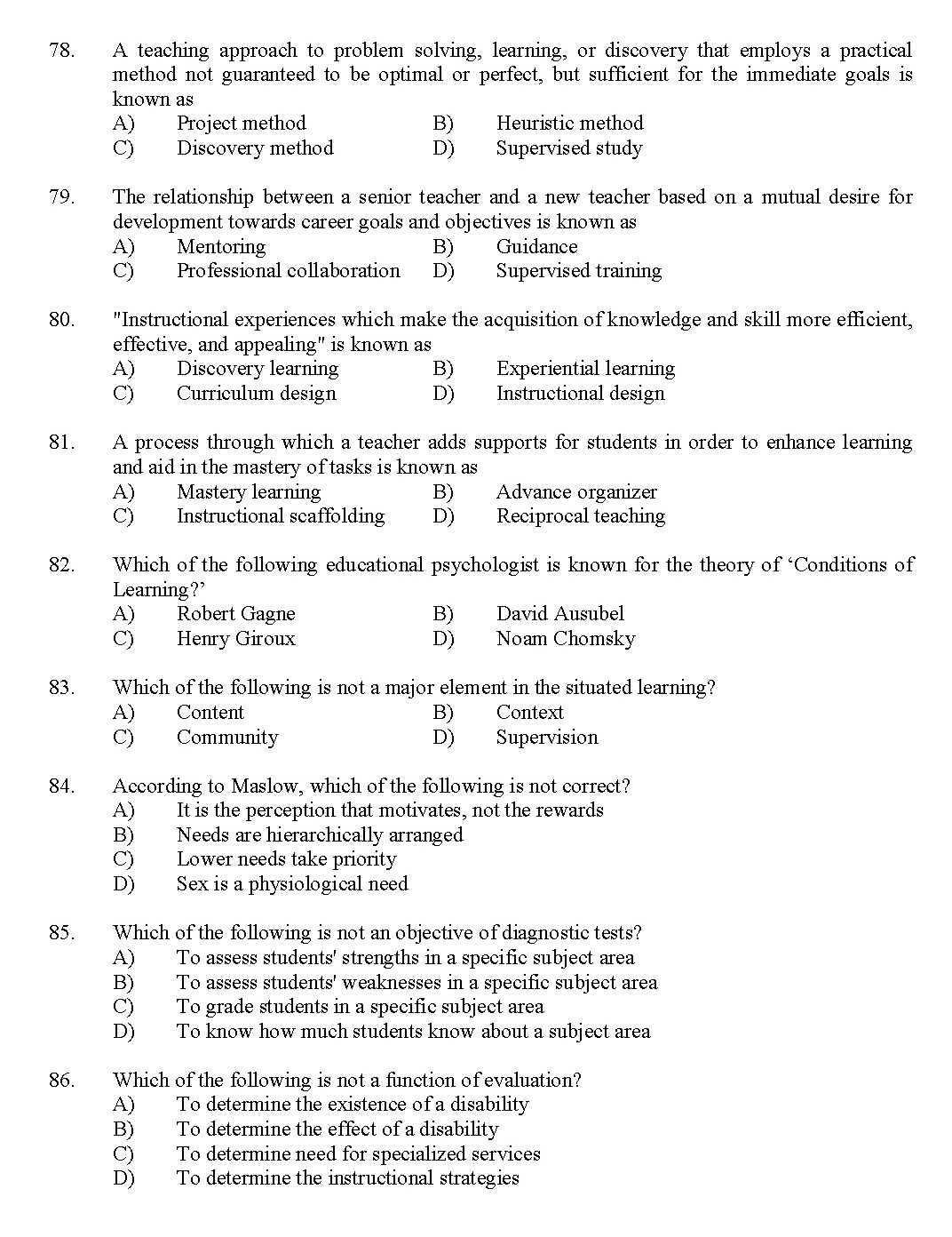 Kerala SET General Knowledge Exam 2017 Question Code 17236 A 12