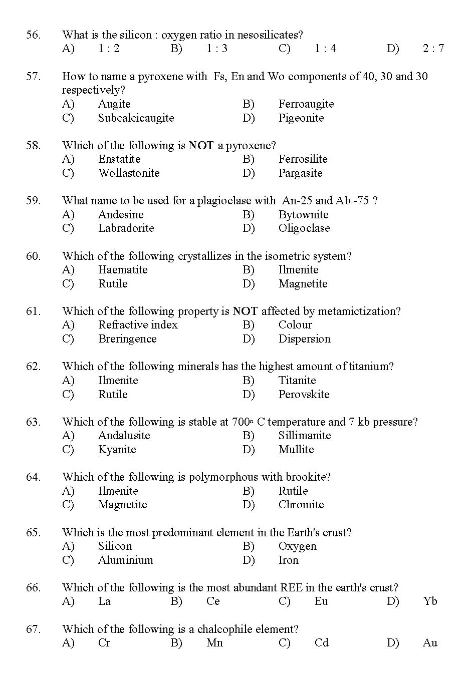 Kerala SET Geography Exam 2013 Question Code 13611 6