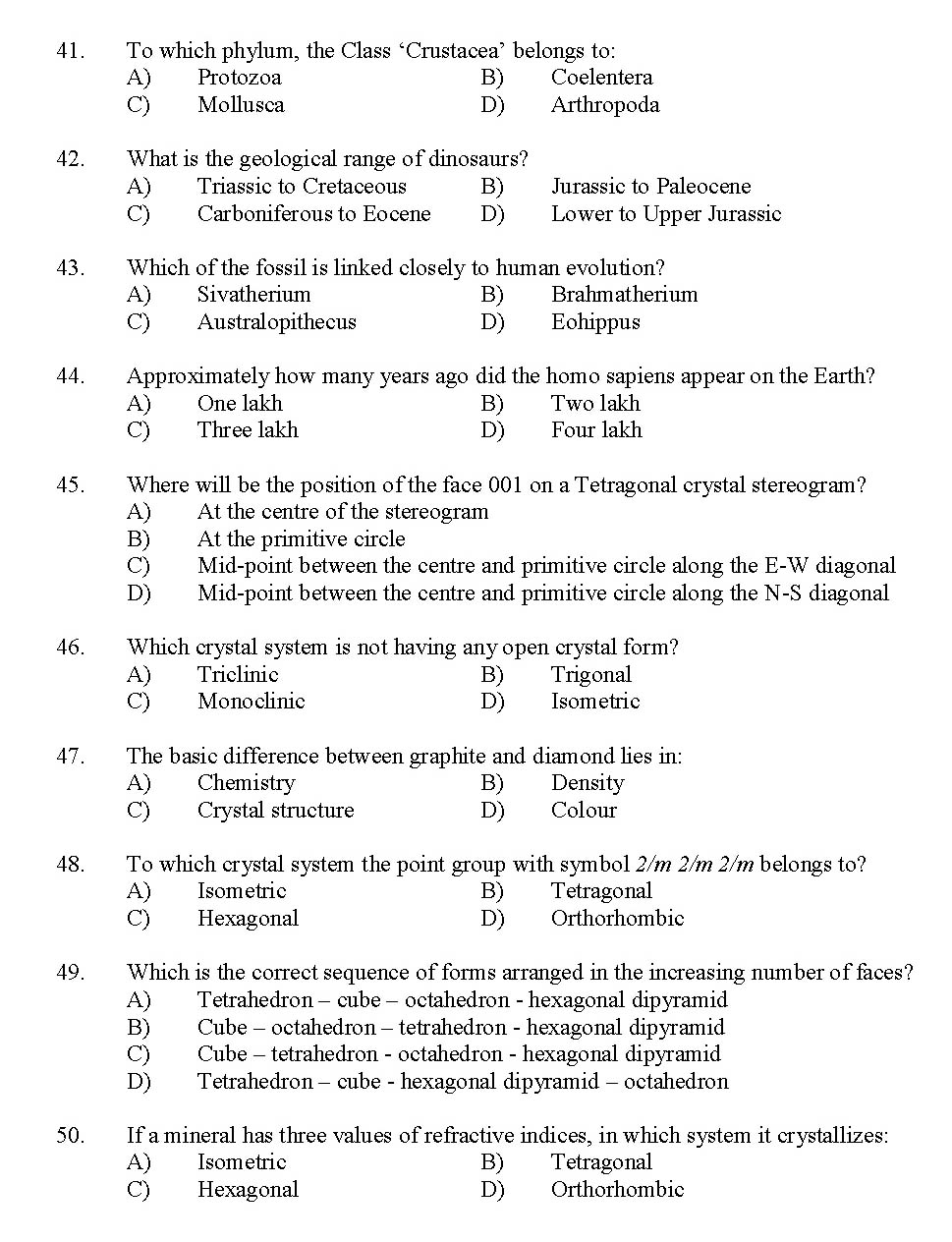 Kerala SET Geography Exam 2015 Question Code 15611 5