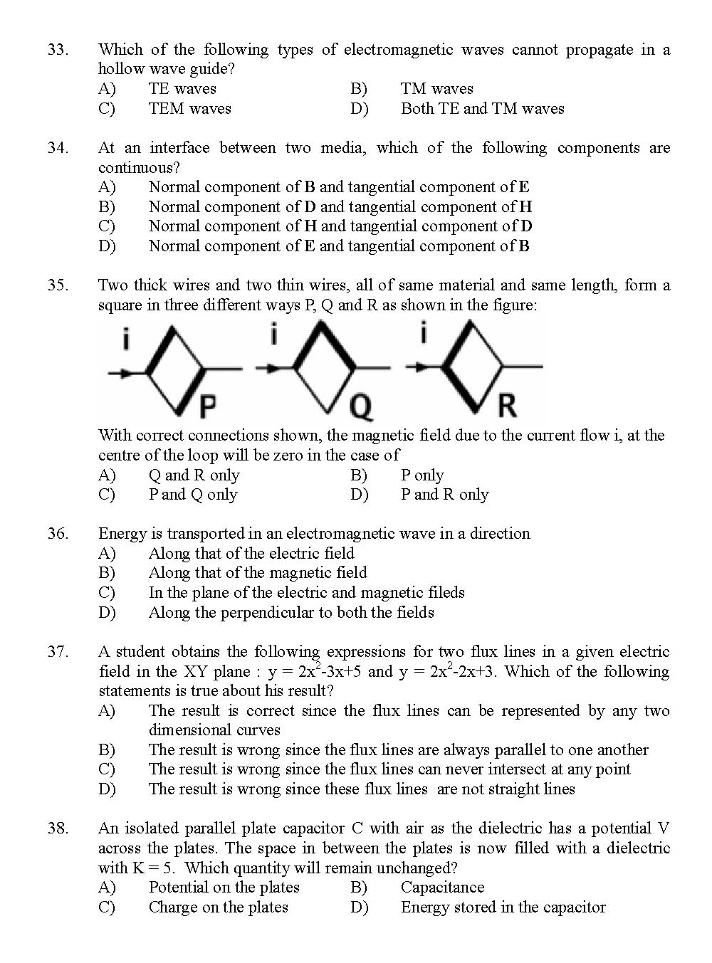 Kerala SET Physics Exam 2011 Question Code 91124 5