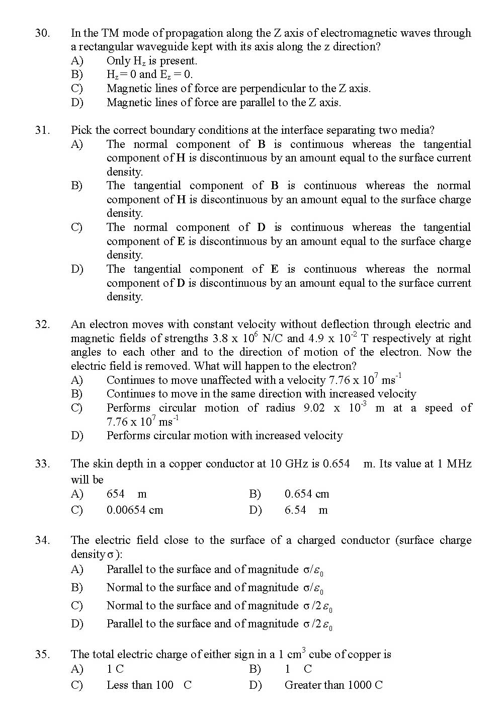 Kerala SET Physics Exam 2012 Question Code 12924 5