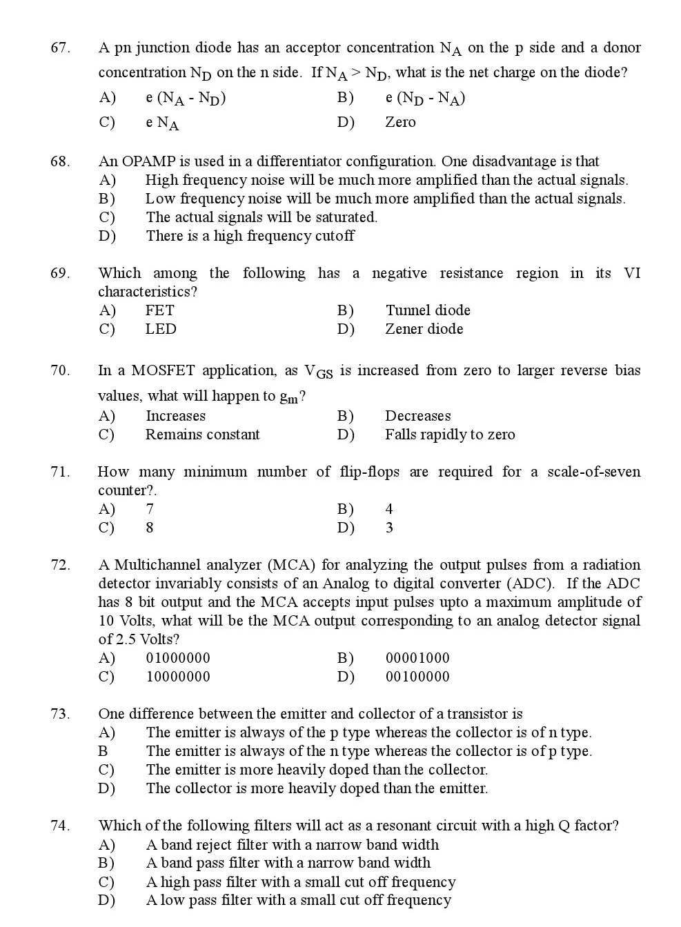 Kerala SET Physics Exam 2013 Question Code 13624 11