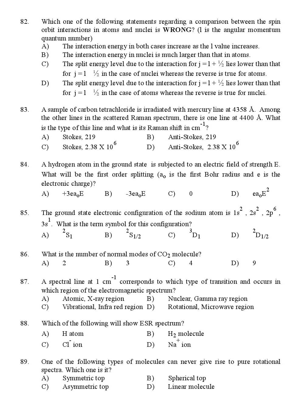 Kerala SET Physics Exam 2013 Question Code 13624 13