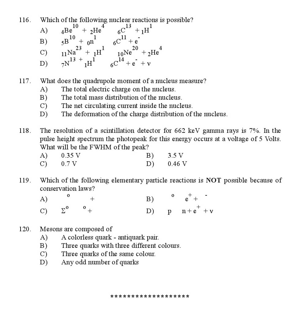 Kerala SET Physics Exam 2013 Question Code 13624 18