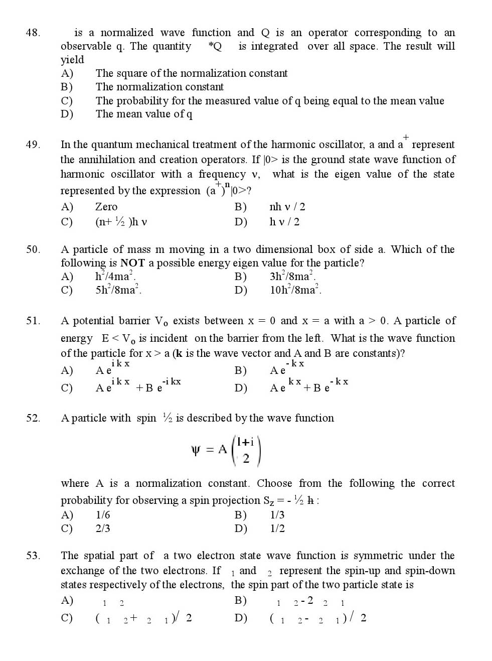 Kerala SET Physics Exam 2013 Question Code 13624 8