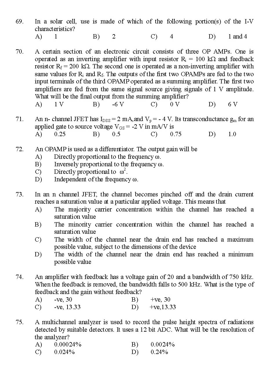 Kerala SET Physics Exam 2014 Question Code 14224 12