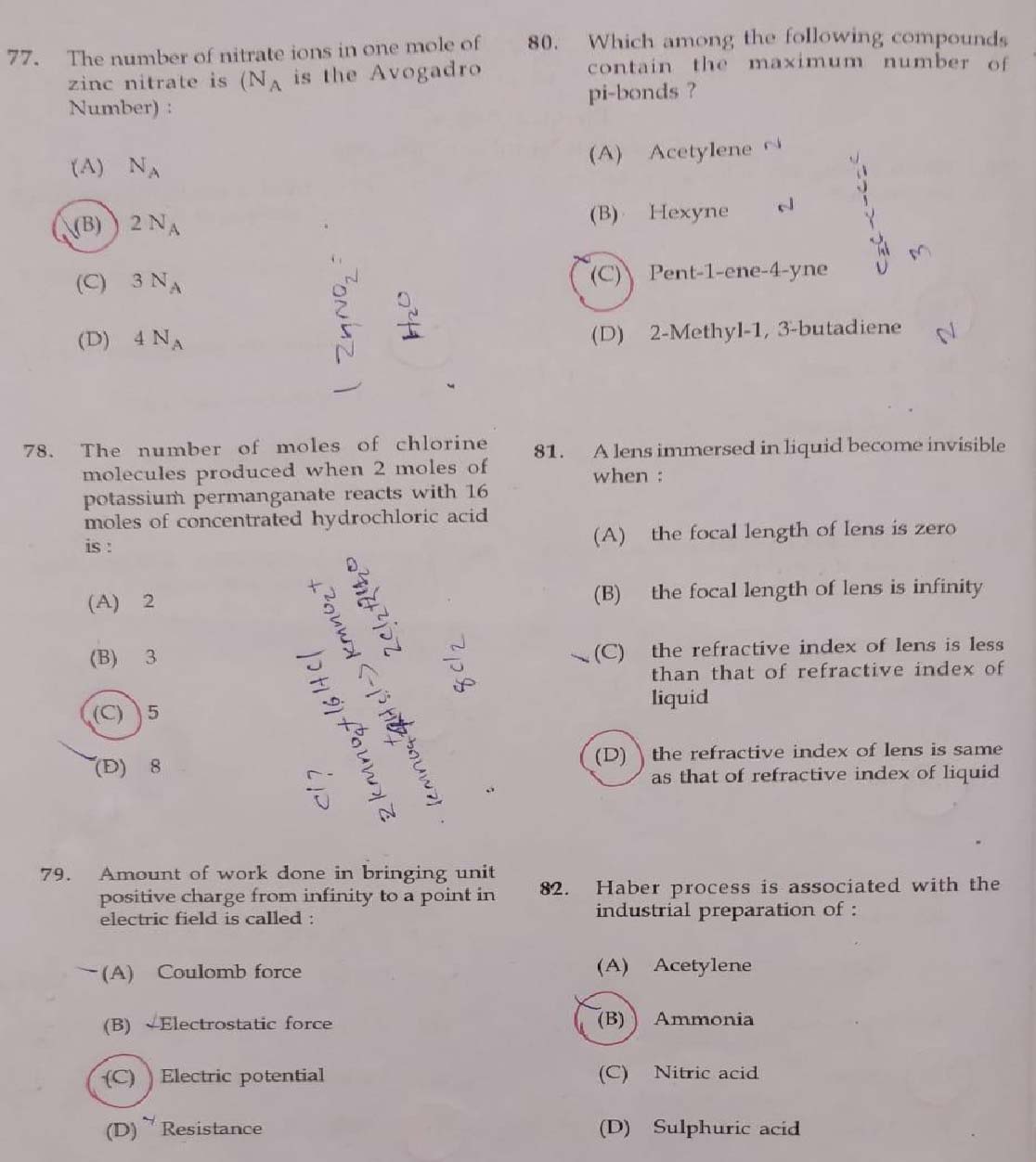 KTET Category III Part 3 Physical Science February 2019 2