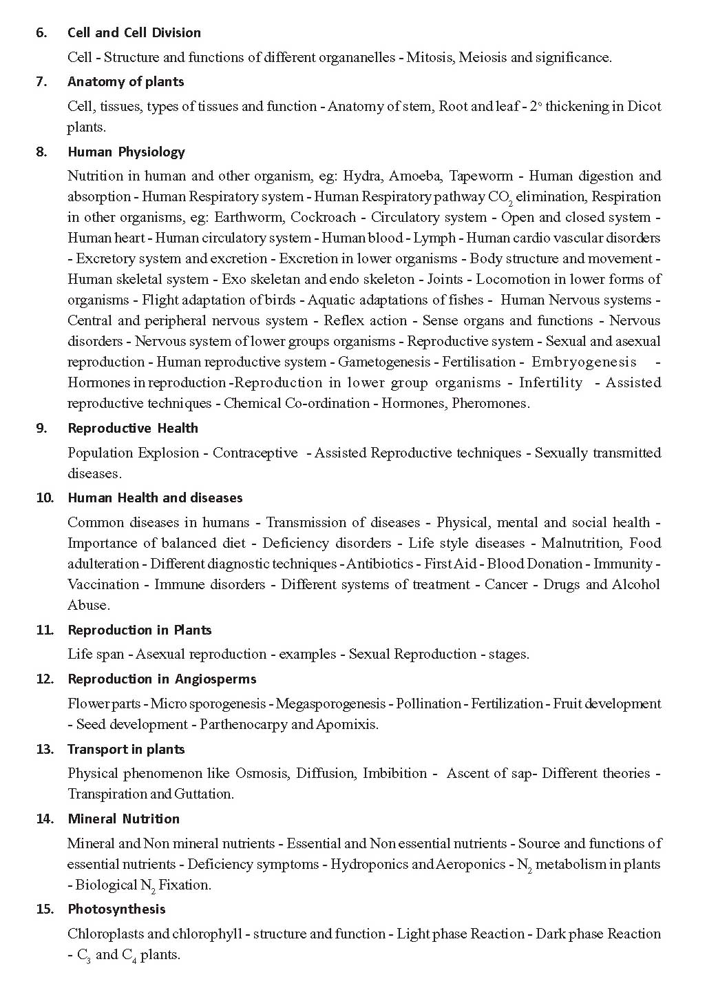 KTET Exam Syllabus for Category III Paper III Examination of The Year 2012 18