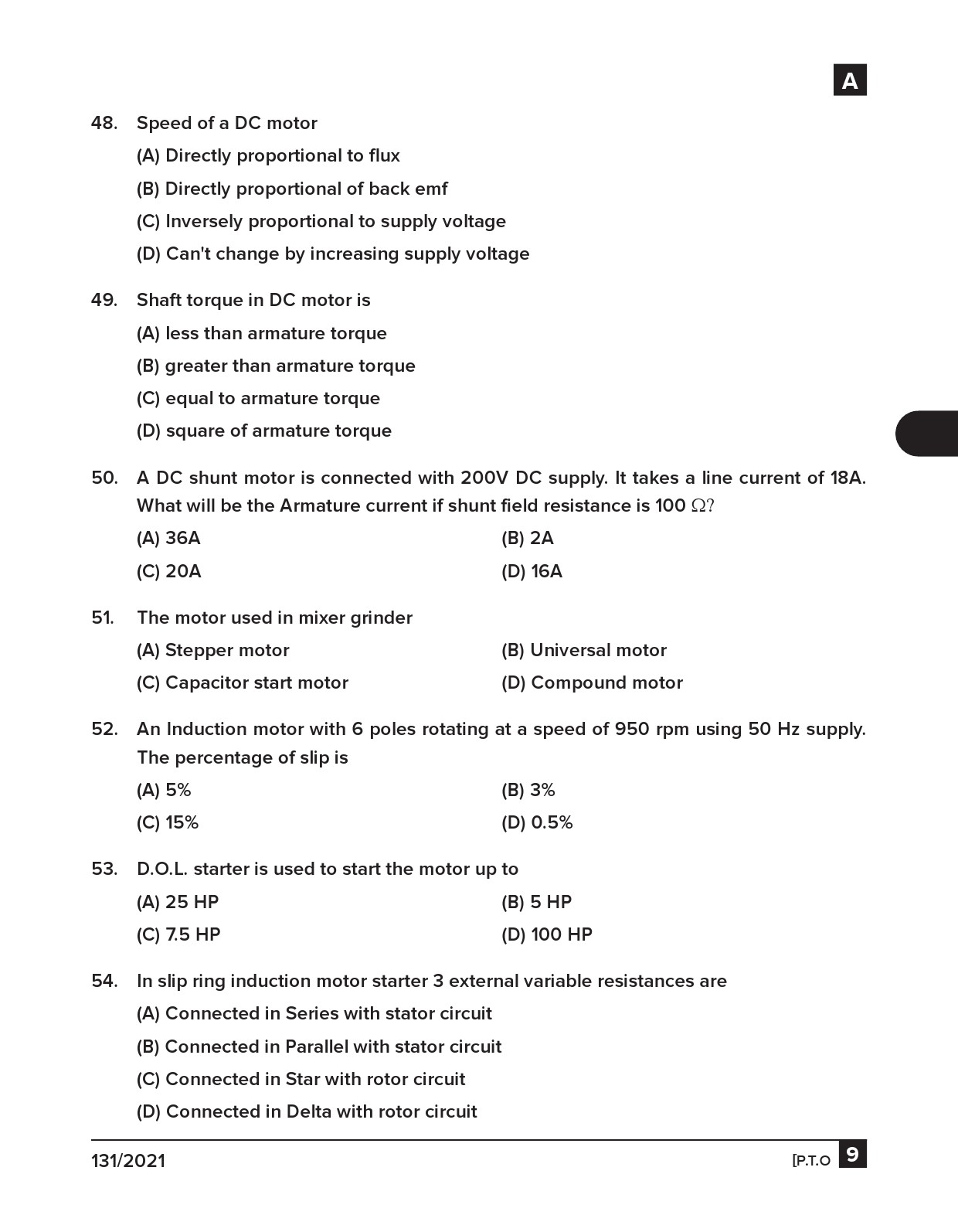 KPSC Lineman Exam 2021 Code 1312021 8