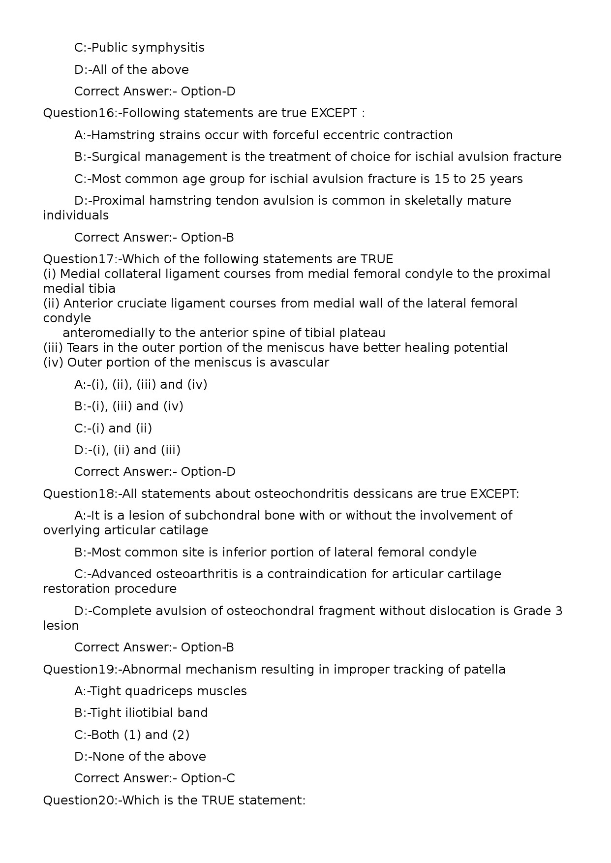 KPSC Medical Officer Exam 2023 Code 1292023OL 4