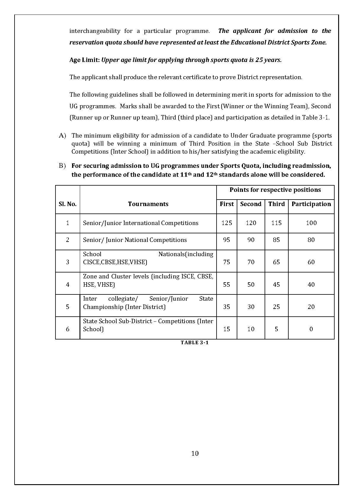 Mahatma Gandhi University Kerala UG Admission 2019 - Notification Image 11