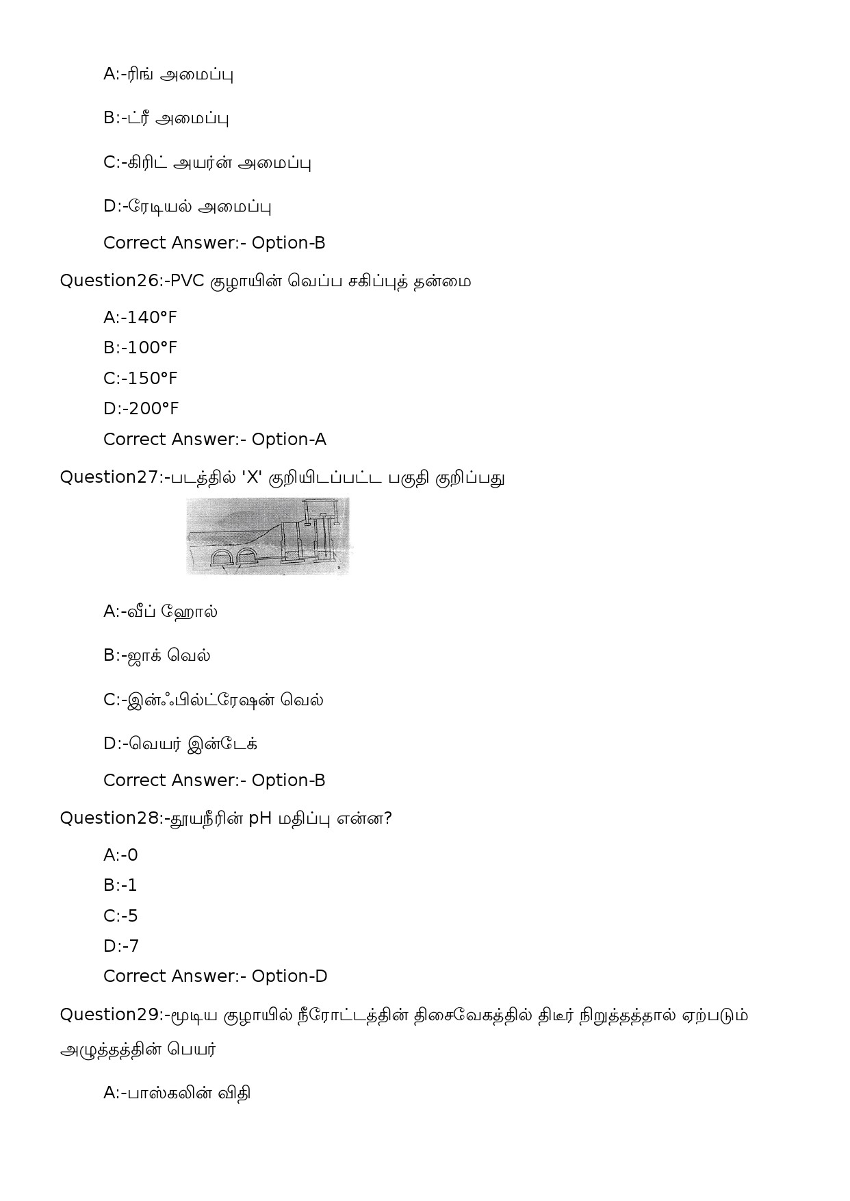 KPSC Security Guard and Pump Operator Tamil Exam 2023 Code 162023OL 7