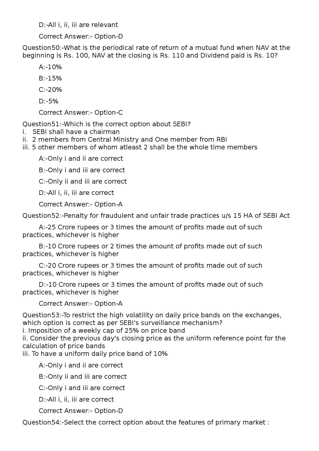 Deputy Manager Finance Accounts and Secretarial Exam 122024OL 11