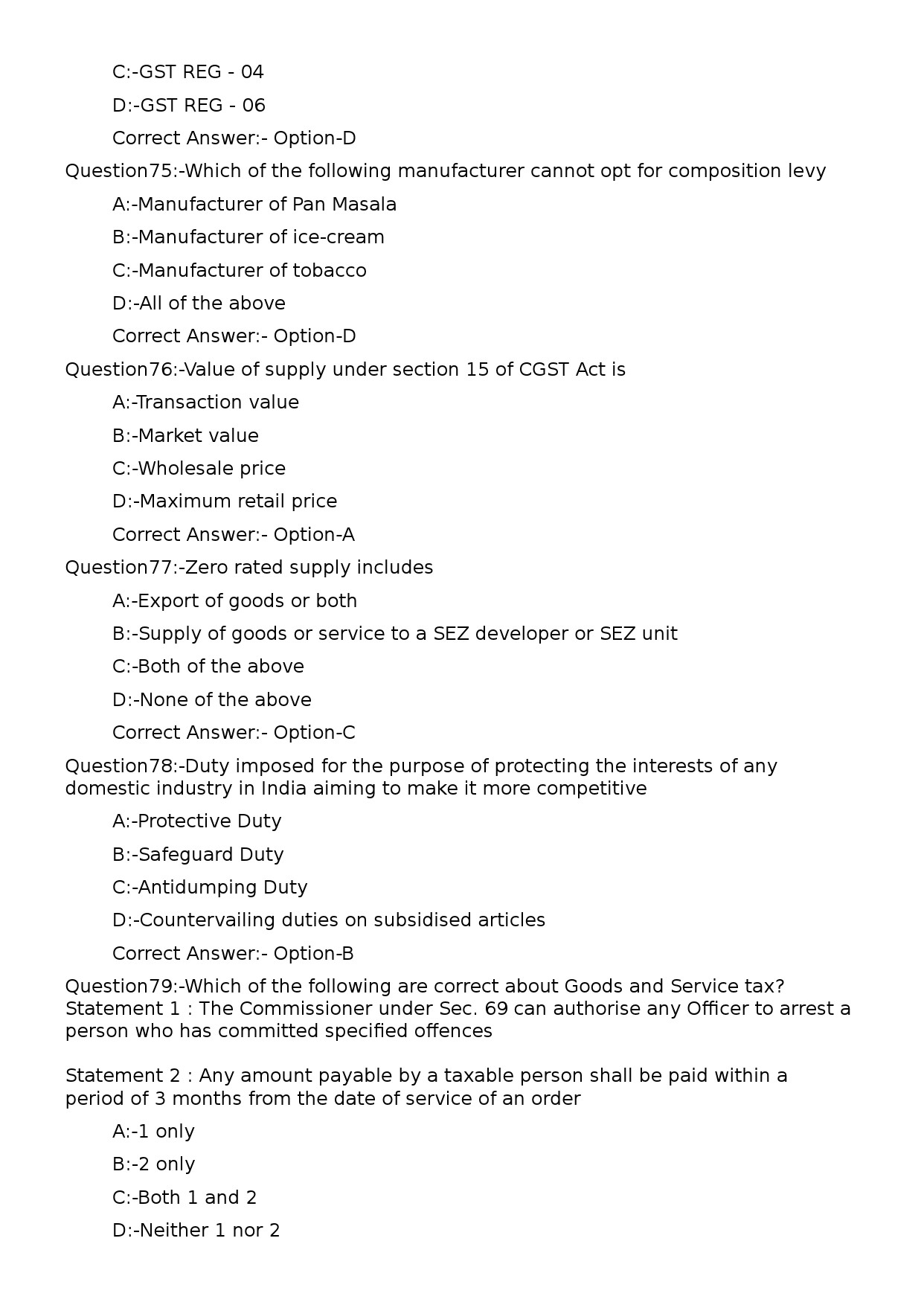 Deputy Manager Finance Accounts and Secretarial Exam 122024OL 16