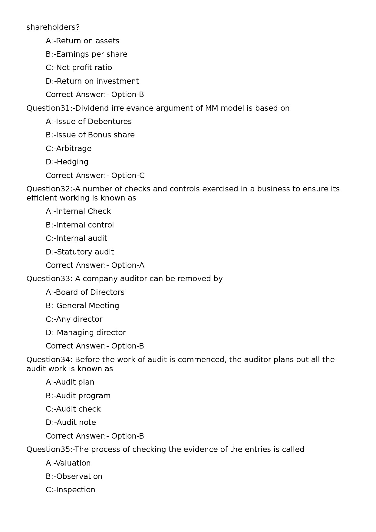 Deputy Manager Finance Accounts and Secretarial Exam 122024OL 7