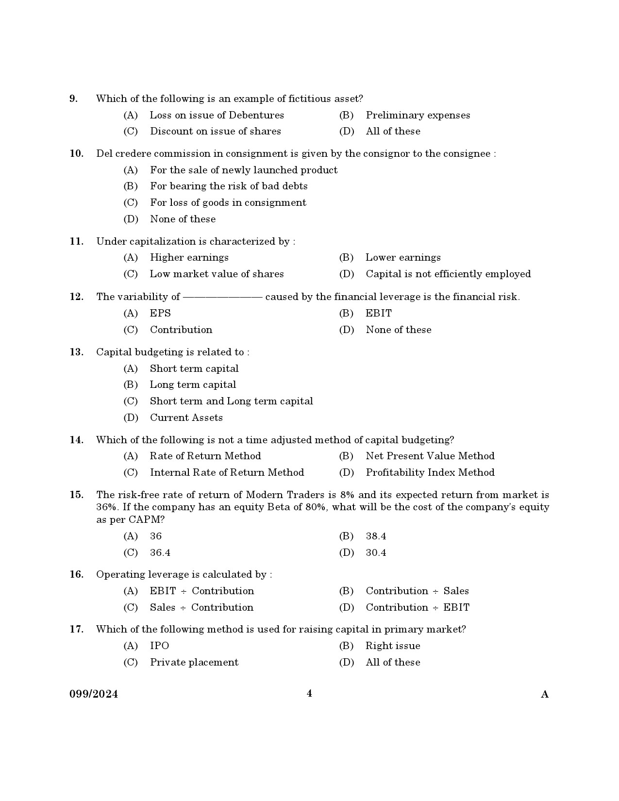 KPSC Accountant Grade III Exam 2024 Code 0992024 2