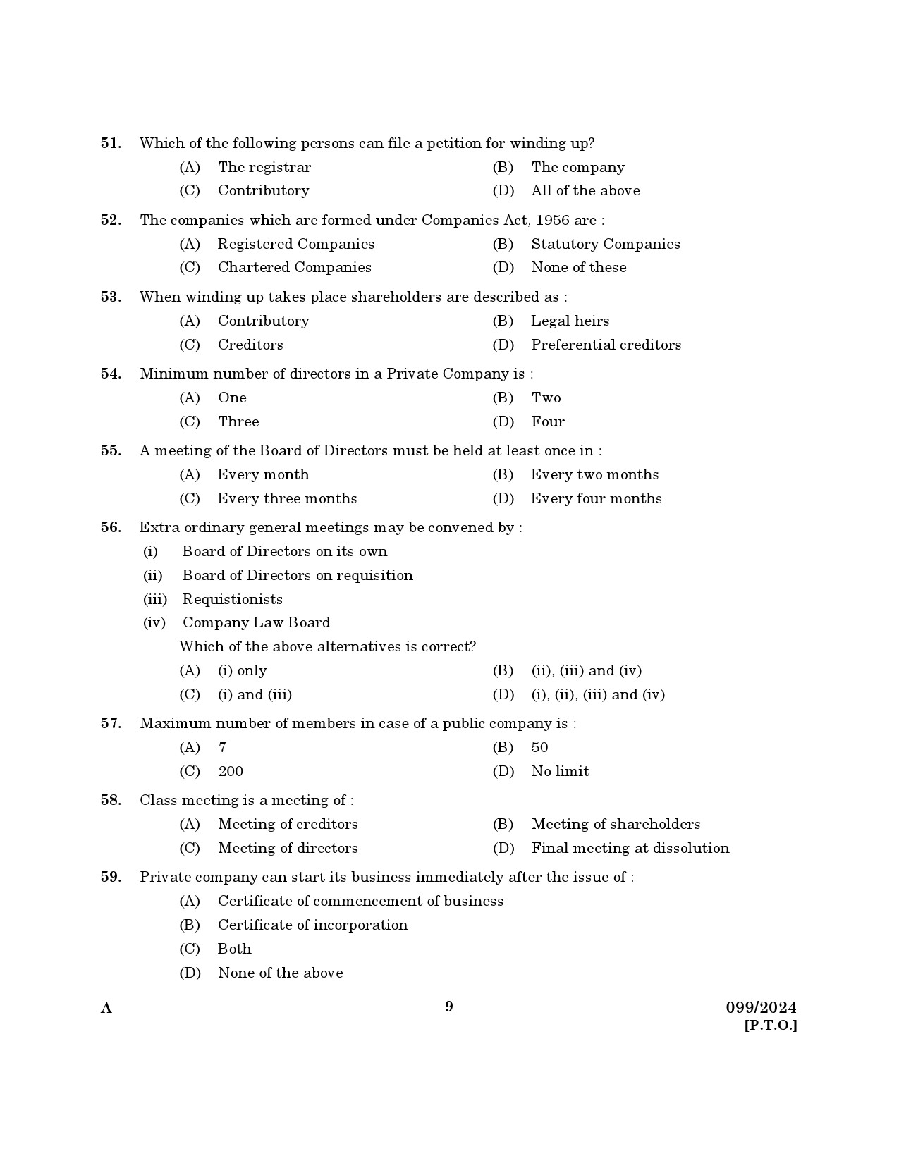 KPSC Accountant Grade III Exam 2024 Code 0992024 7