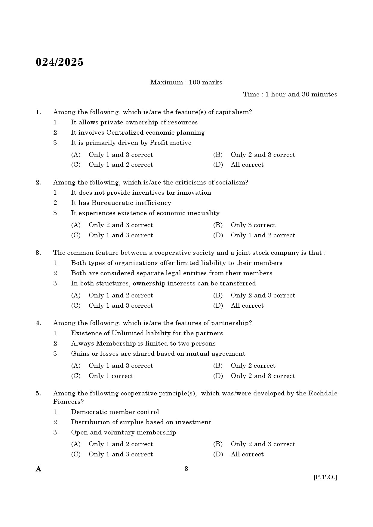 KPSC Accountant Kerafed Exam 2025 Code 242025 1