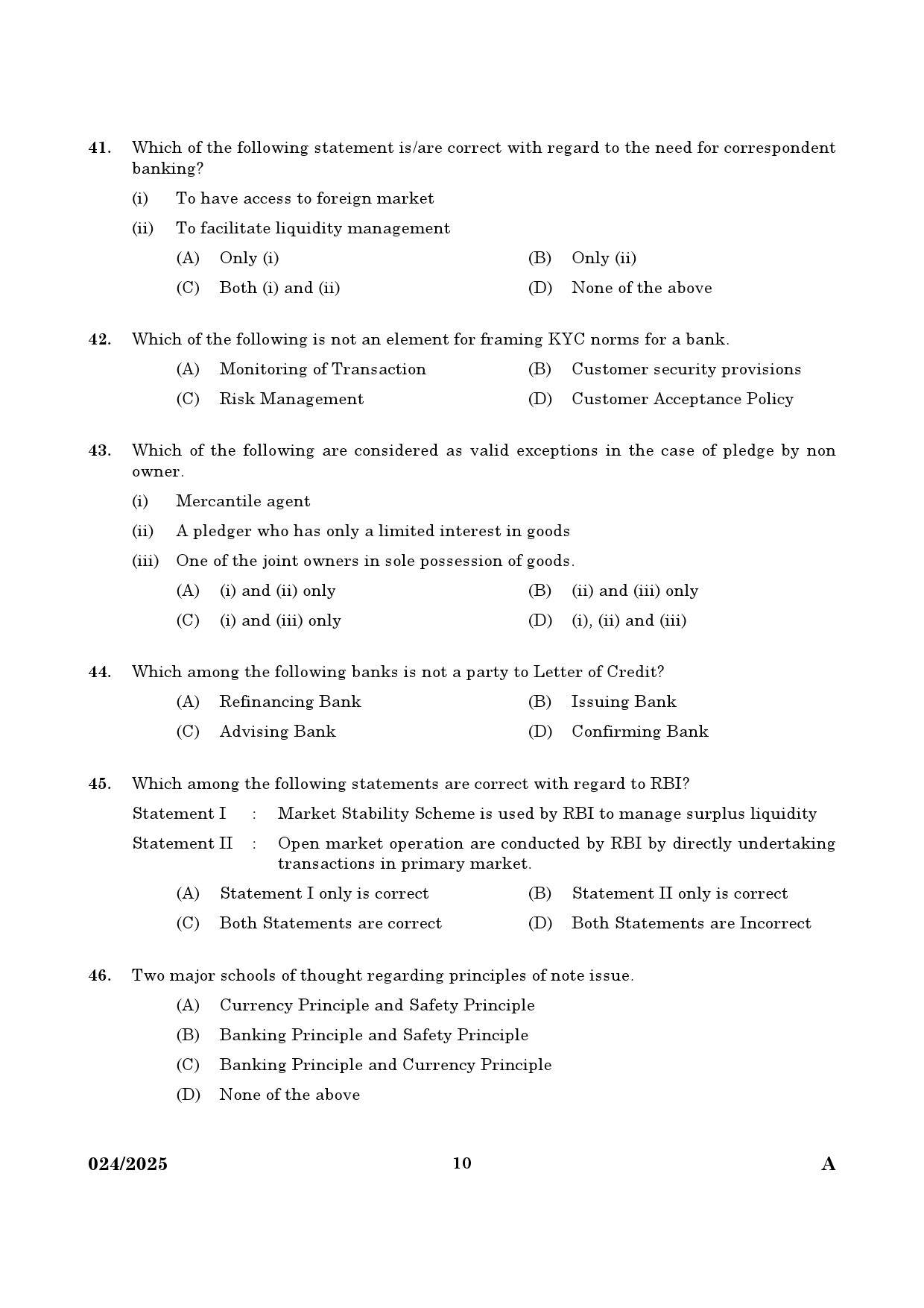 KPSC Accountant Kerafed Exam 2025 Code 242025 8