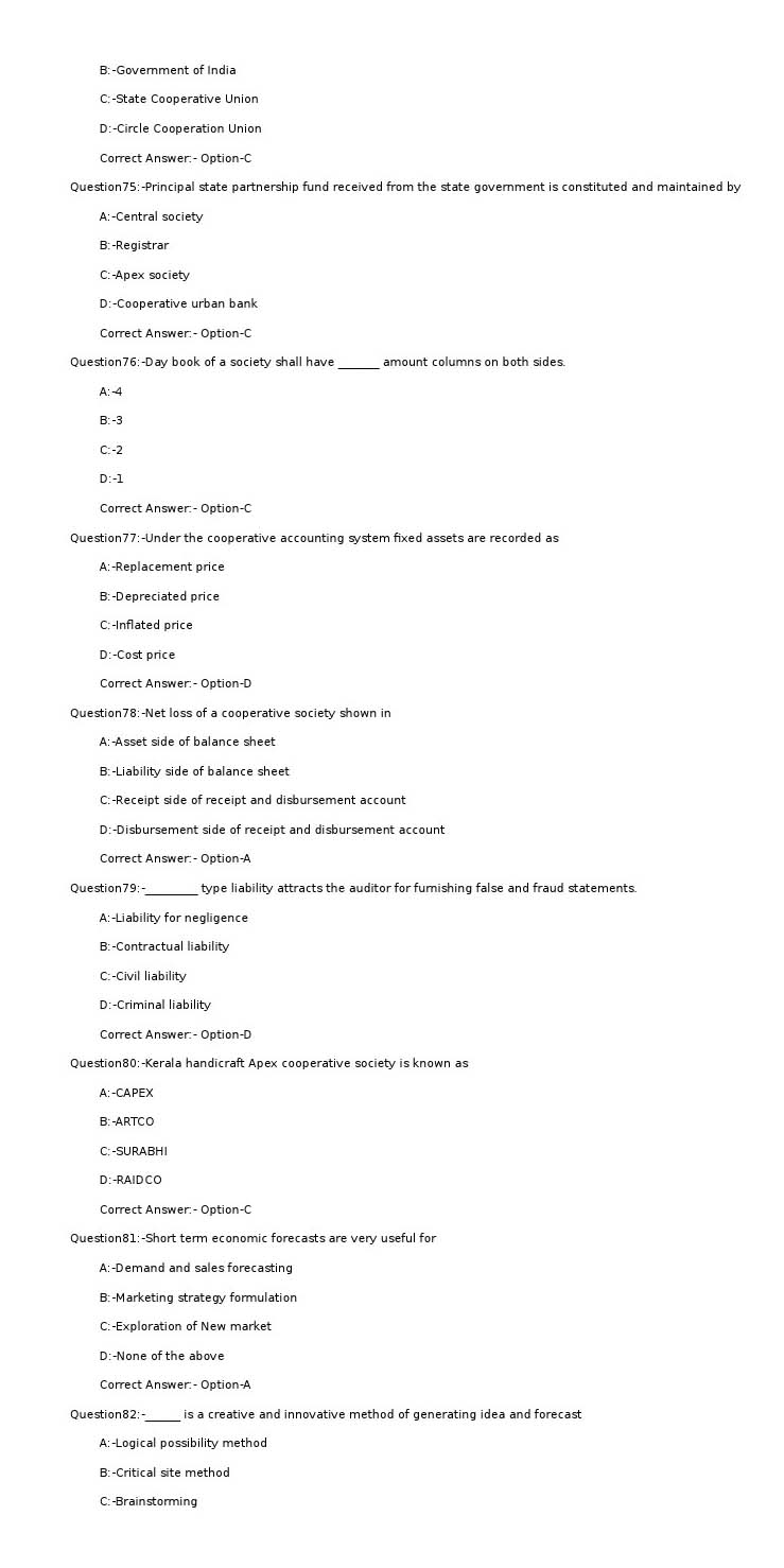 KPSC Accounts Officer Exam 2022 Code 302022OL 11