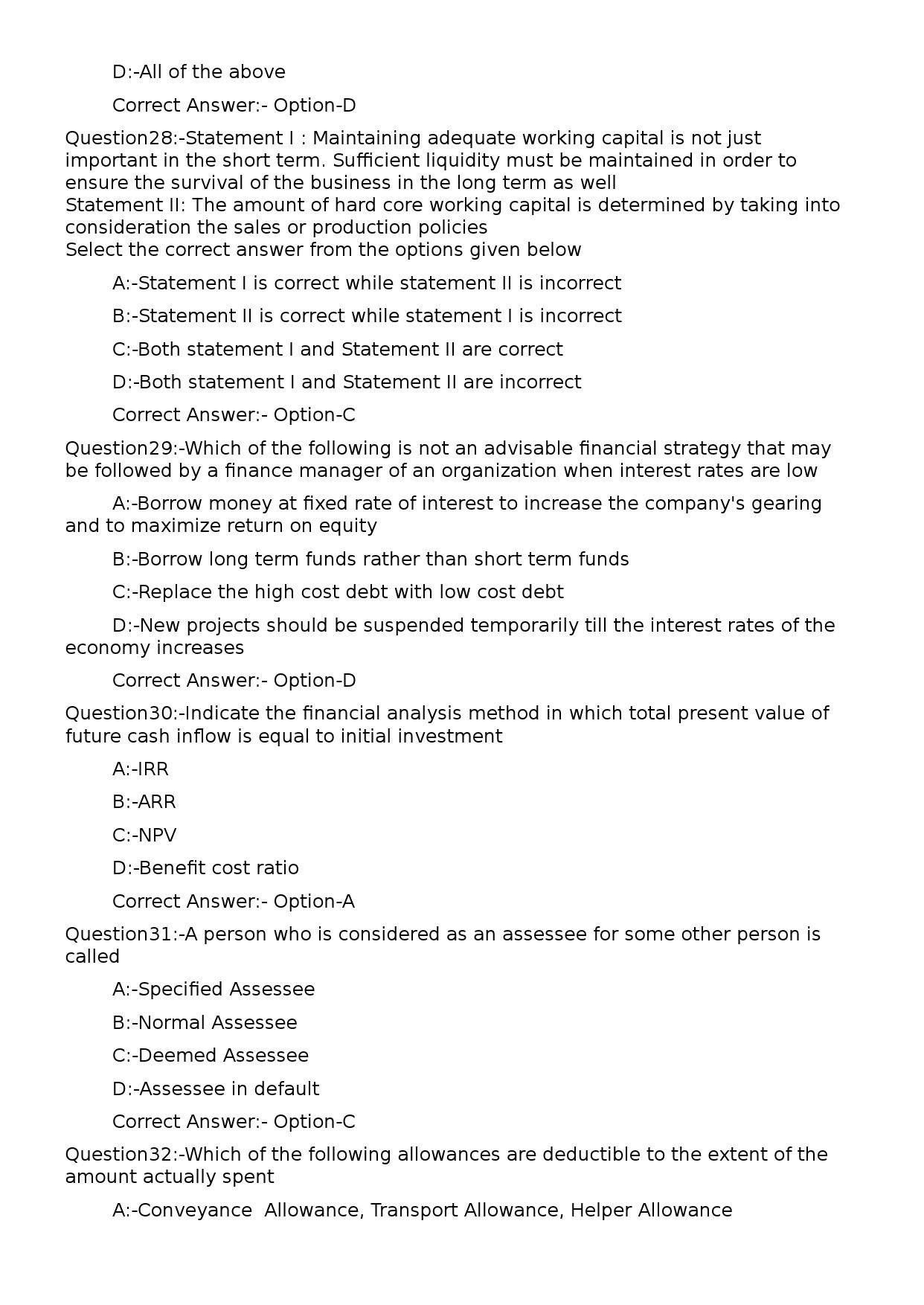 KPSC Assistant Accounts Officer Exam 2023 Code 1162023OL 8