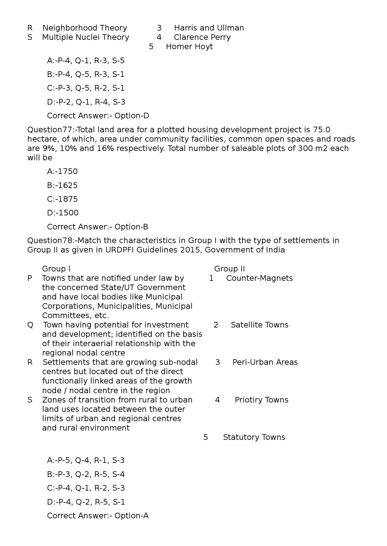 KPSC Assistant Professor Architecture Exam 2023 Code 642023OL 18