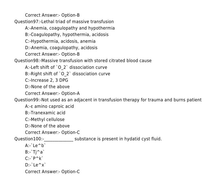 KPSC Assistant Professor Transfusion Medicine Exam 2018 Code 132018OL 11