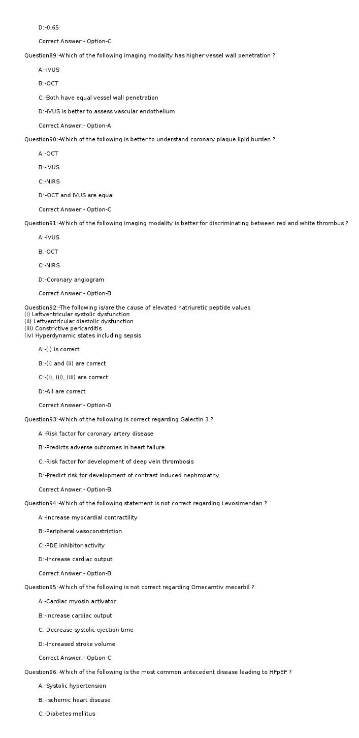 KPSC Assistant Professor in Cardiology Exam 2021 Code 22021OL 12