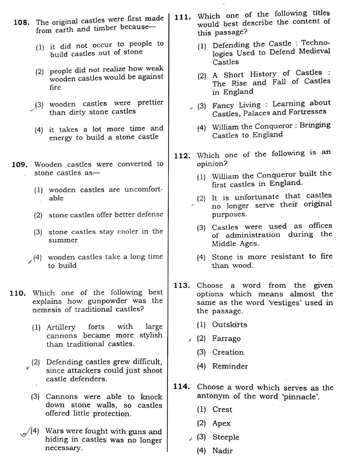 CTET December 2018 Paper 1 Part IV Language 1 English 4