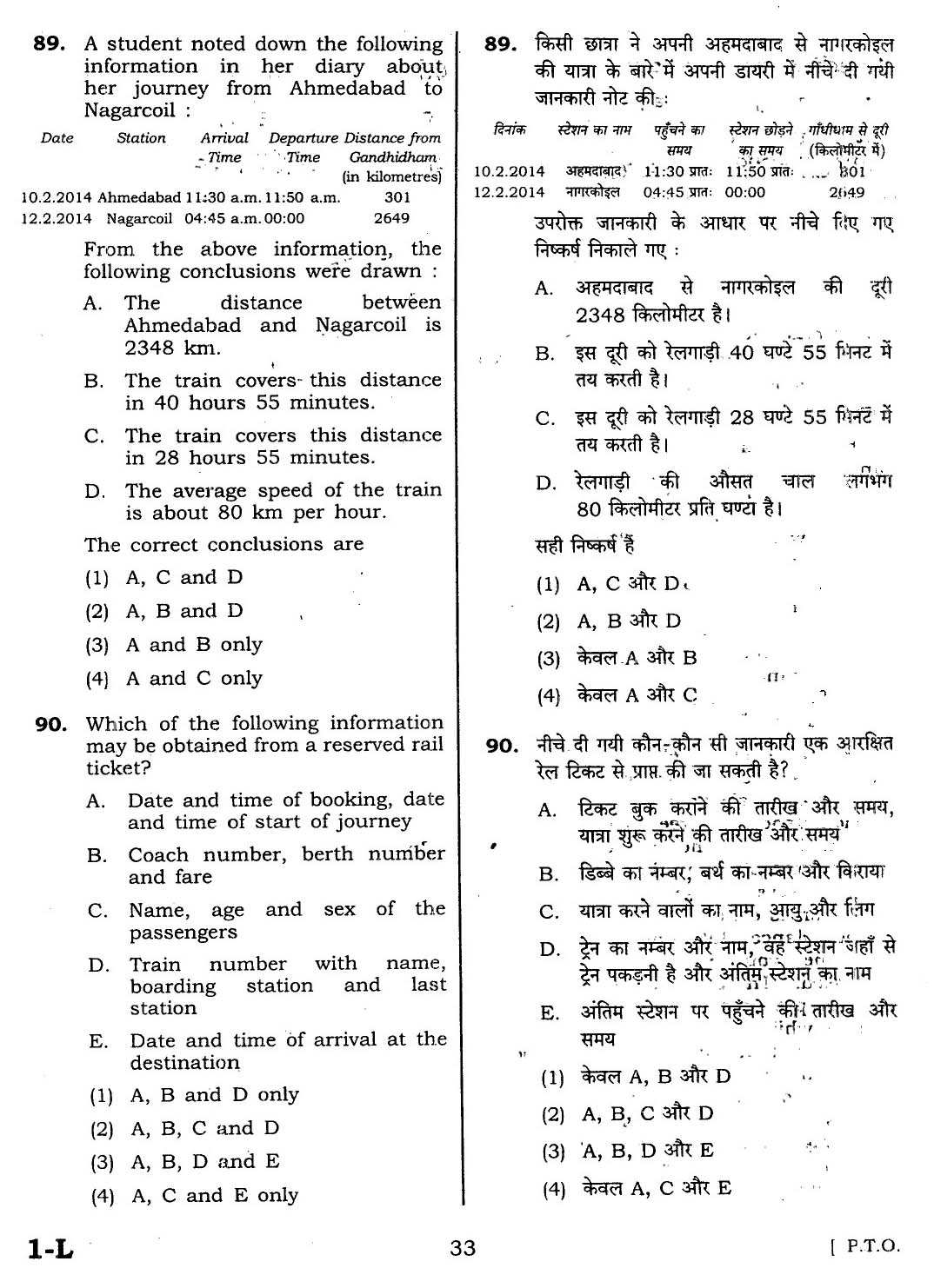 CTET February 2014 Paper 1 Part III Environmental Studies 12