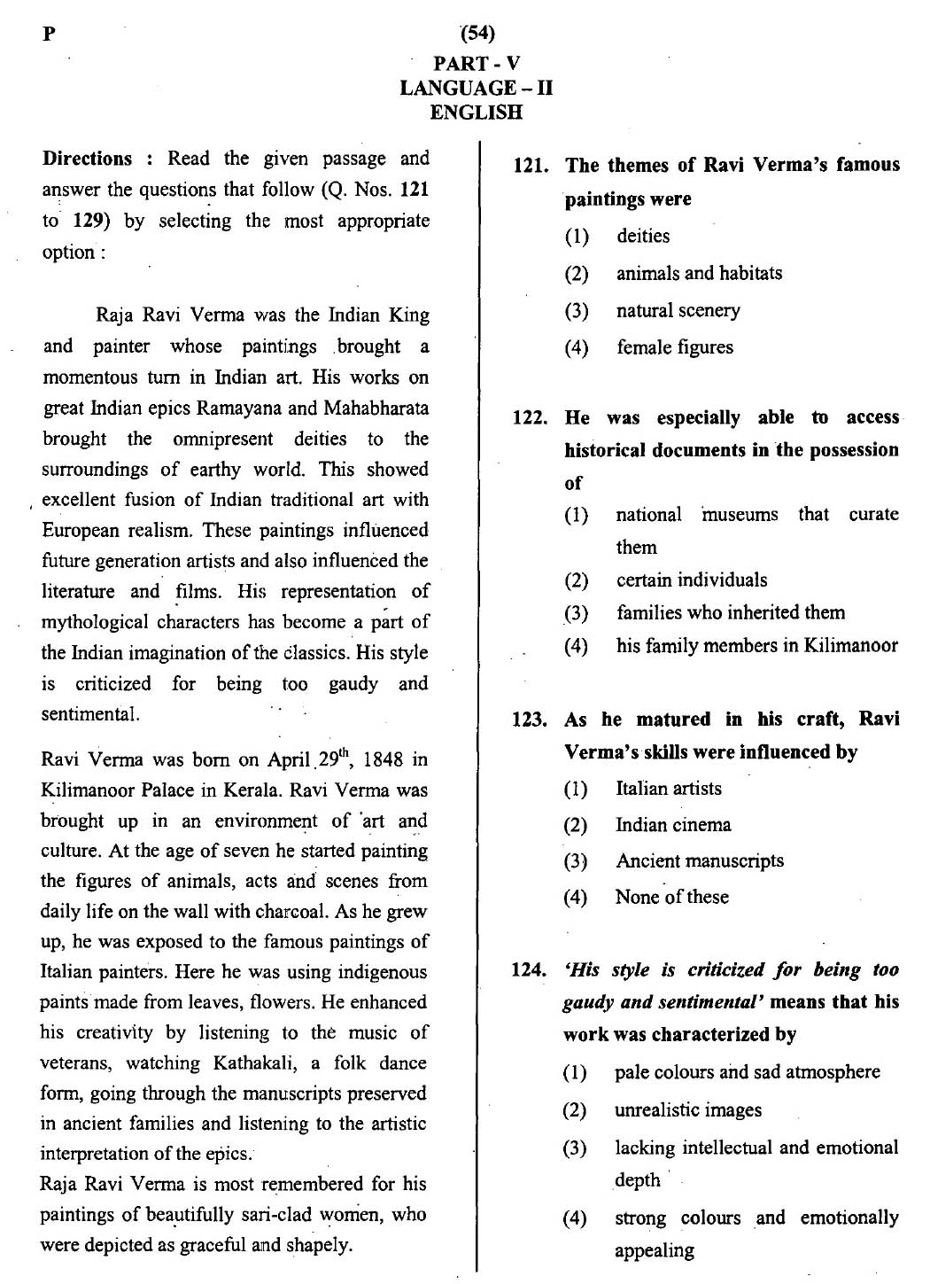 CTET February 2014 Paper 2 Part V Language II English 1