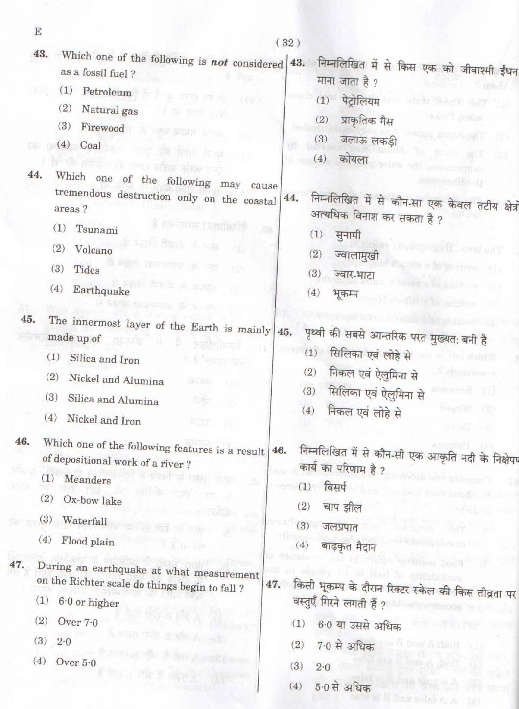 CTET February 2015 Paper 2 Part III Social Studies 4