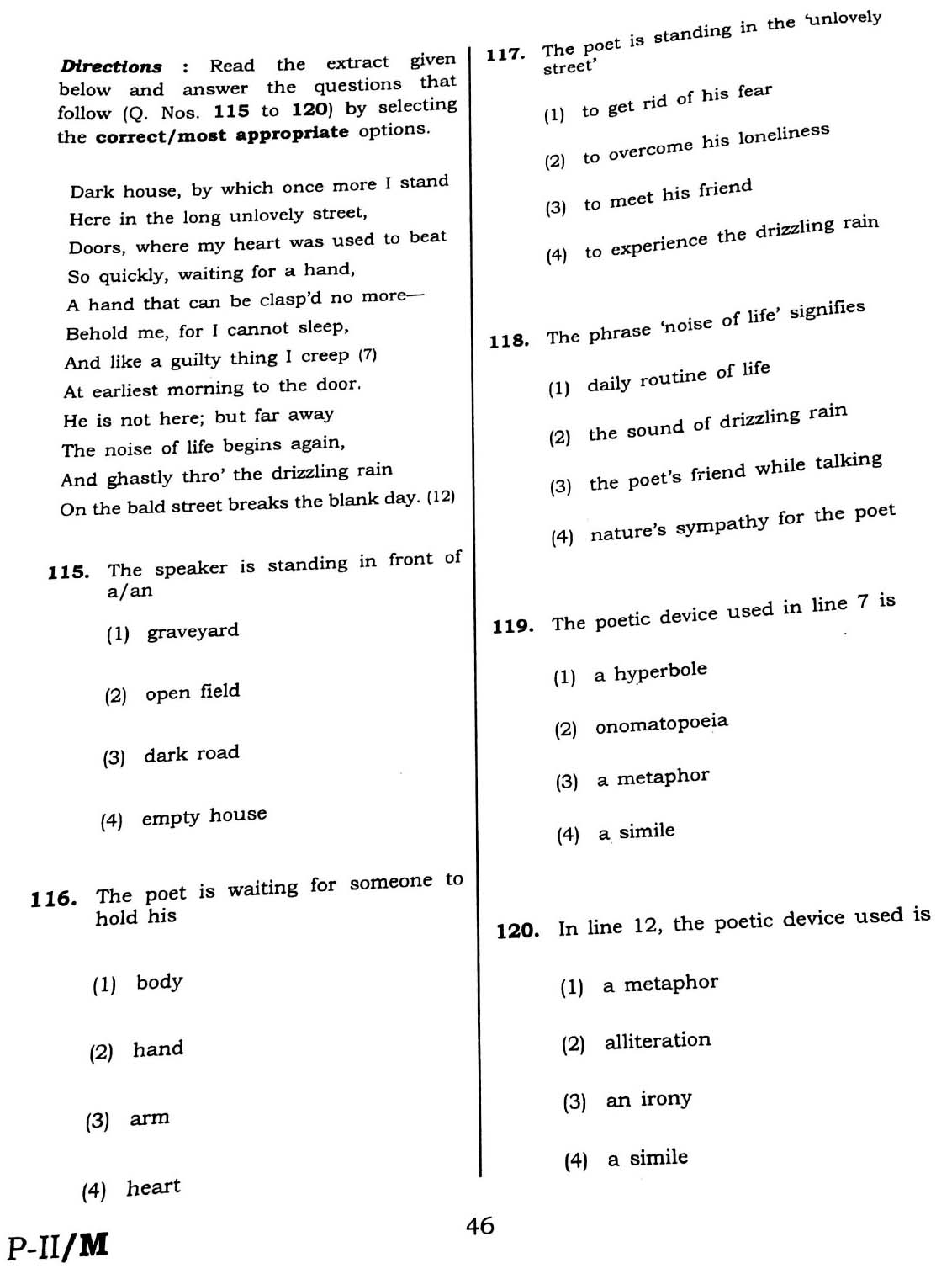 CTET February 2016 Paper 2 Part IV Language 1 English 5