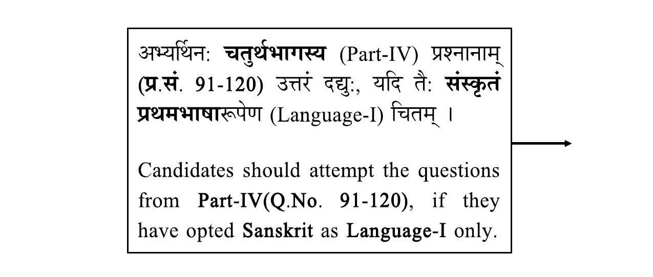 CTET January 2021 Paper 1 Part IV Language I Sanskrit 3