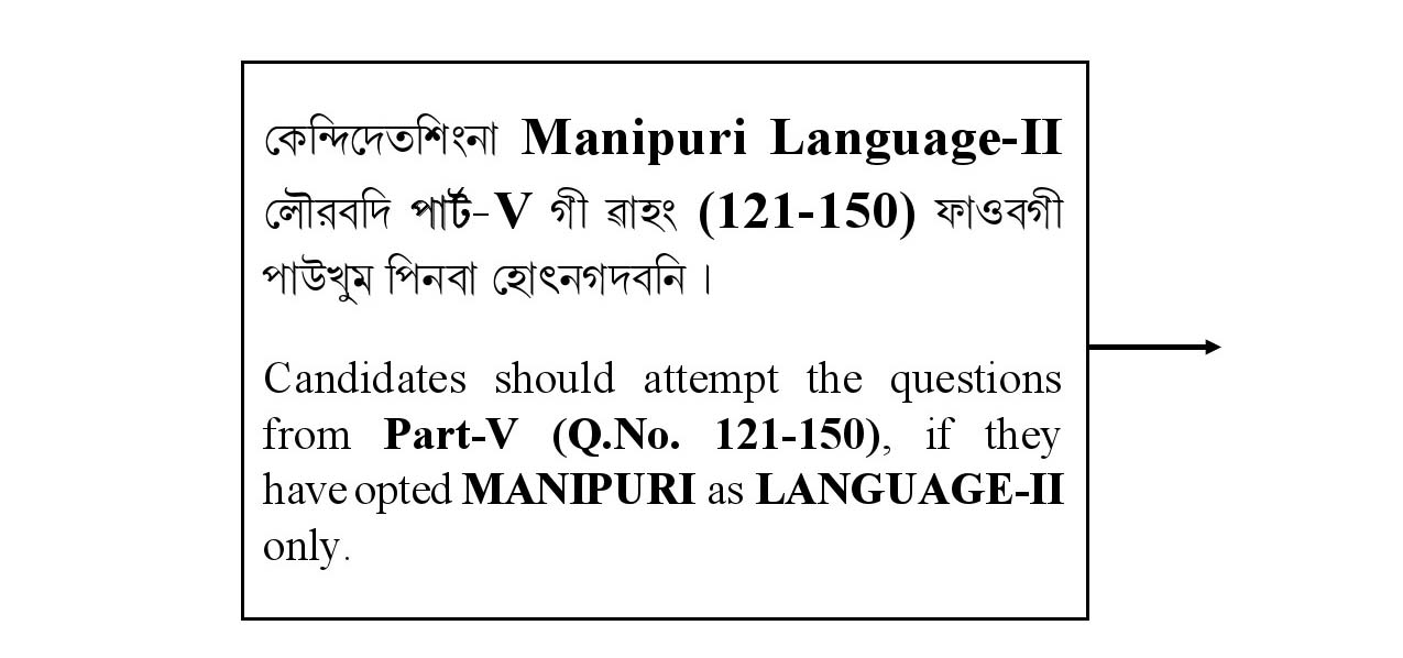 CTET January 2021 Paper 1 Part V Language II Manipuri 1