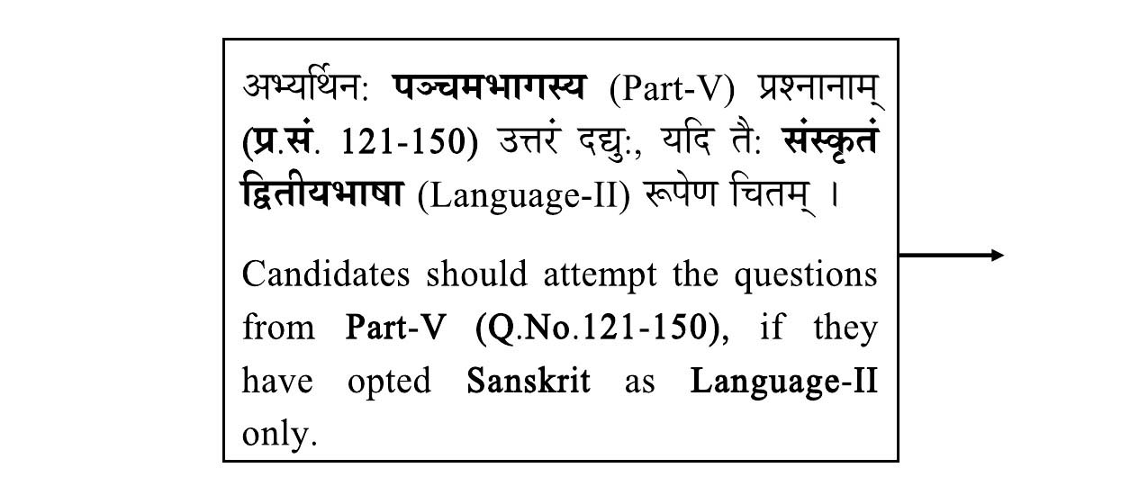 CTET January 2021 Paper 1 Part V Language II Sanskrit 1