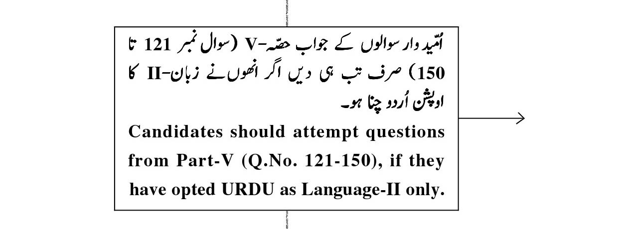 CTET January 2021 Paper 1 Part V Language II Urdu 1