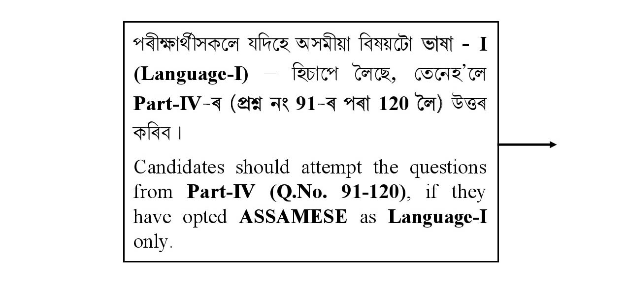 CTET January 2021 Paper 2 Part IV Language I Assamese 1