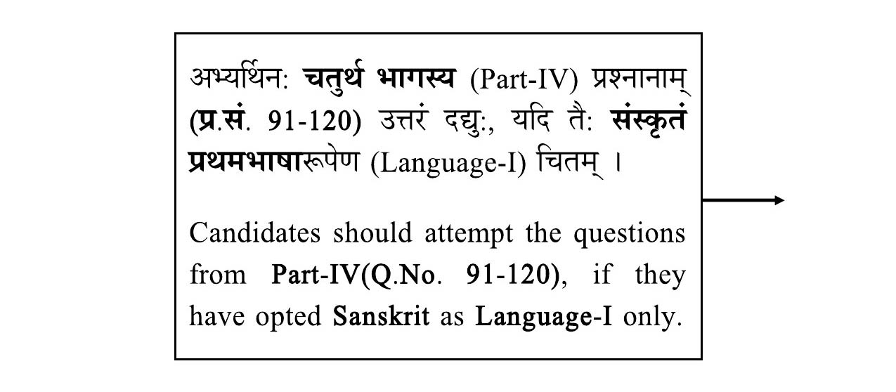 CTET January 2021 Paper 2 Part IV Language I Sanskrit 3