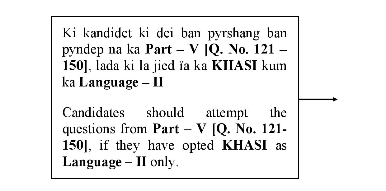 CTET January 2021 Paper 2 Part V Language II Khasi 1