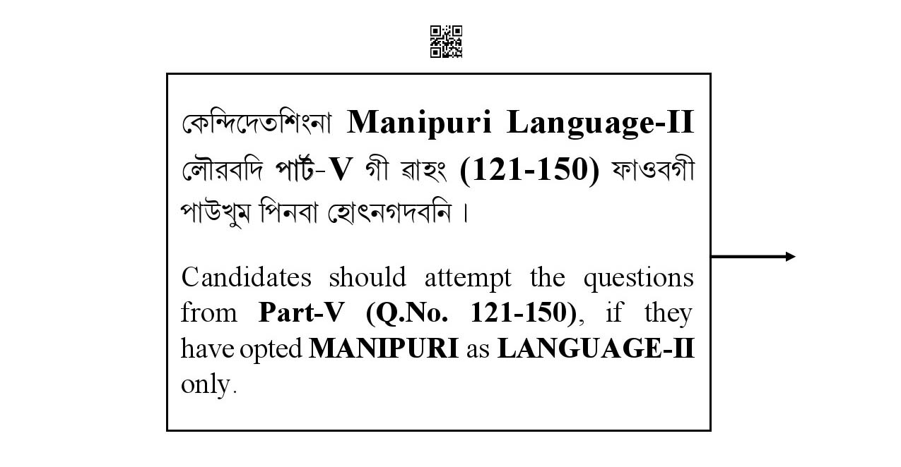 CTET January 2021 Paper 2 Part V Language II Manipuri 1